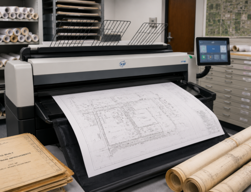 Large Format Scanning for Government Plan Archives