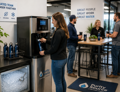 High Traffic Water Station: Size Water and Ice Right